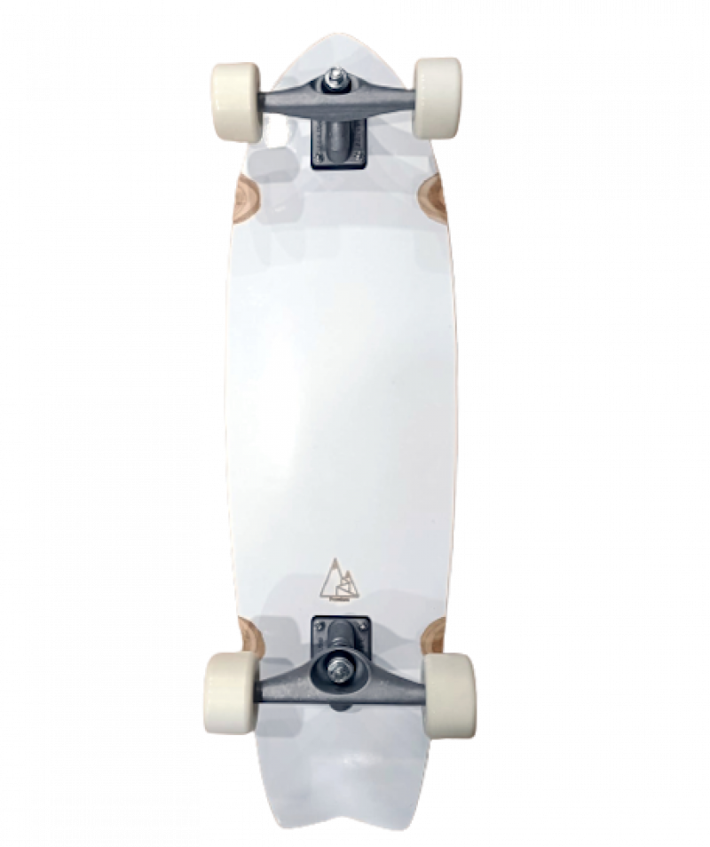 Premium 32" Pure White Carver CX Surfskate Complete